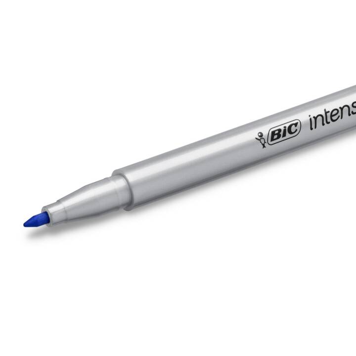 BIC Intensity Fine & Medium Intensity Box Medium Penna a fibra (Marrone, Pink, Giallo, Blu, Viola, Arancione, Verde, Nero, Rosso, 32 pezzo)