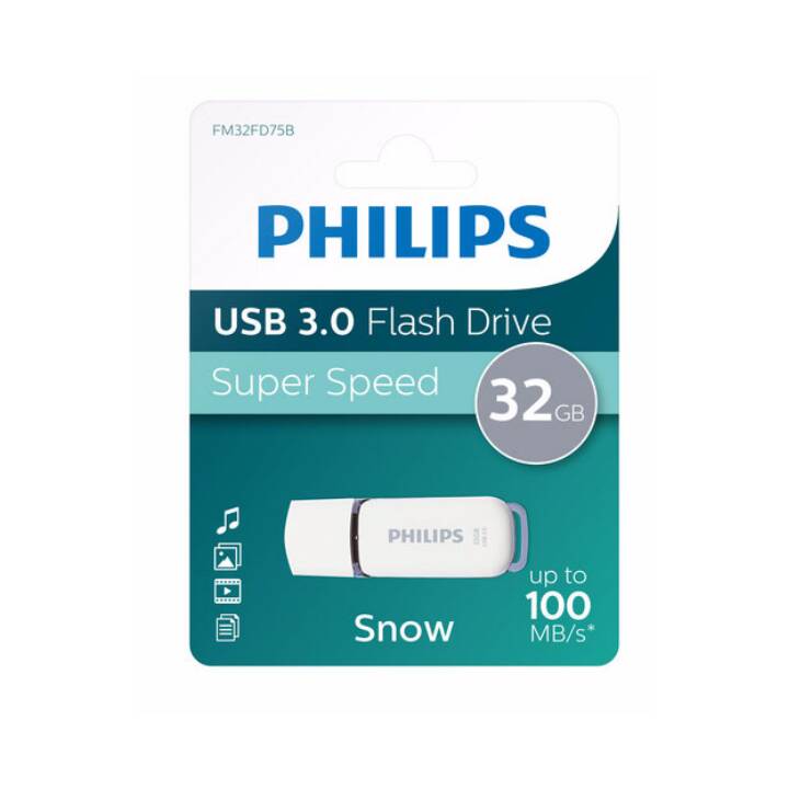 PHILIPS Snow edition (32 GB, USB 3.0 de type A)