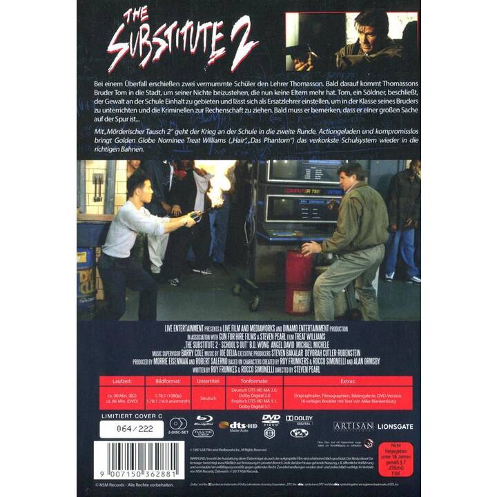 The Substitute 2 (Mediabook, DE, EN)