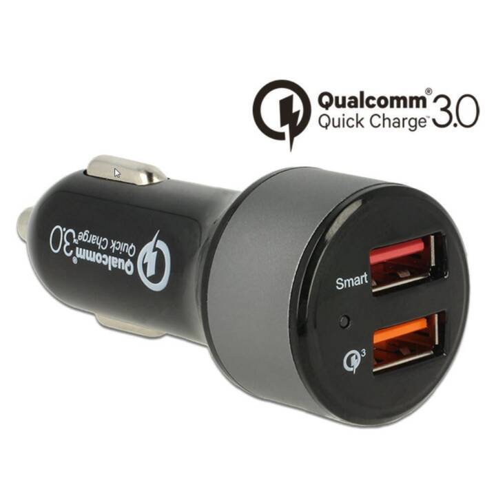 NAVILOCK Caricabatteria auto  Qualcomm (Presa accendisigari, USB di tipo A)