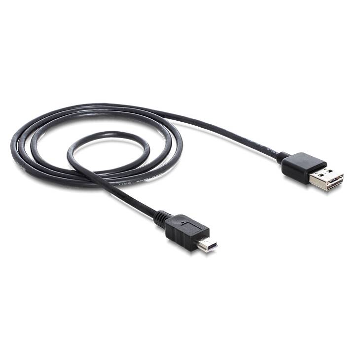 DELOCK 83365 Câble USB (Mini USB 2.0 de type B, USB 2.0 de type A, 5 m)
