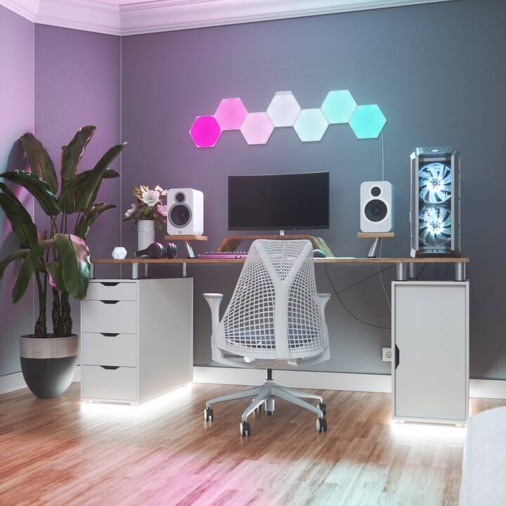 NANOLEAF Lumière d'ambiance LED Hexagon Panels (Multicolore)