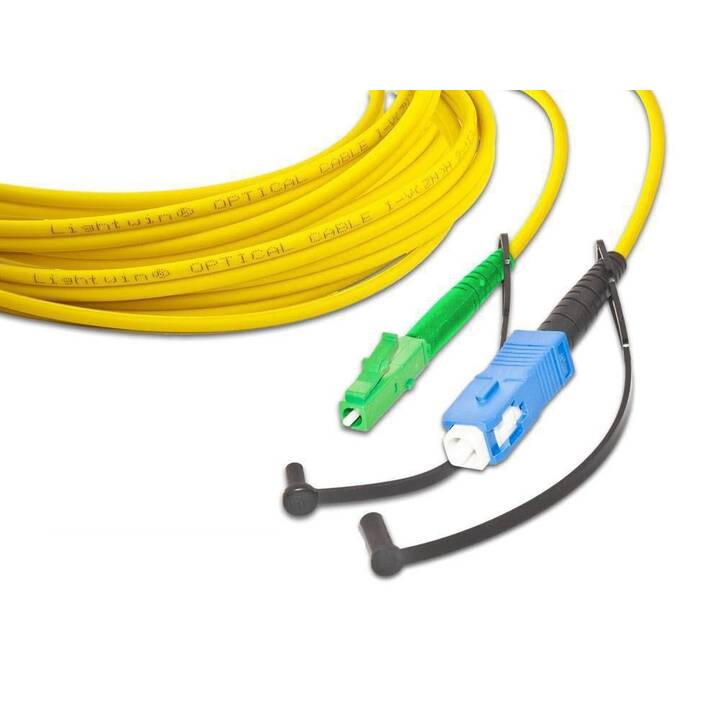 LIGHTWIN Câble réseau (LC Single-Modus, E-2000 (APC), LC Single-Modus, 5 m)