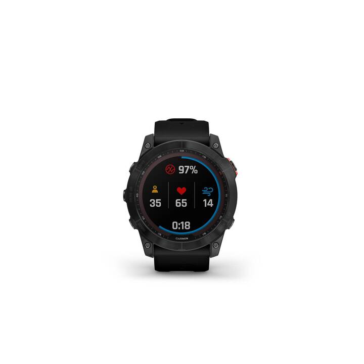 GARMIN Fenix 7X Solar (Taille unique, PVD, Acier inox)