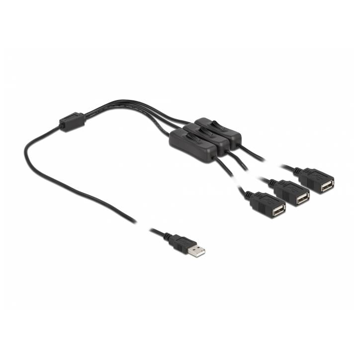 DELOCK Câble d'alimentation (USB A, sans , 1 m)