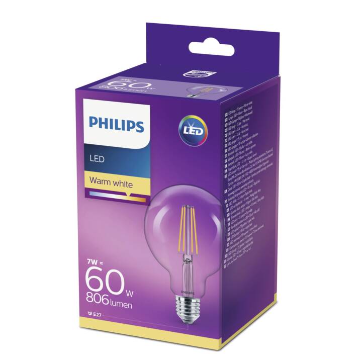 PHILIPS Lampadina LED (E27, 7 W)