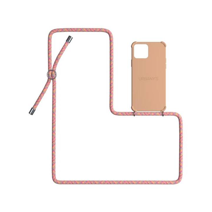 URBANY'S Backcover con cordoncino Summer of Love (iPhone 13, Rosa)