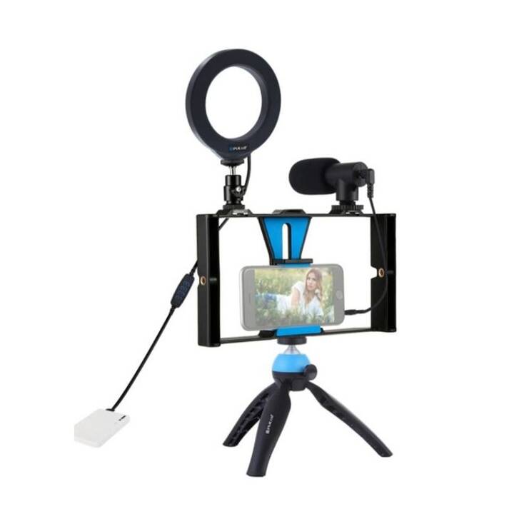 PULUZ Vlogging Set 4 in 1 Set di accessori per l'illuminazione (Nero)