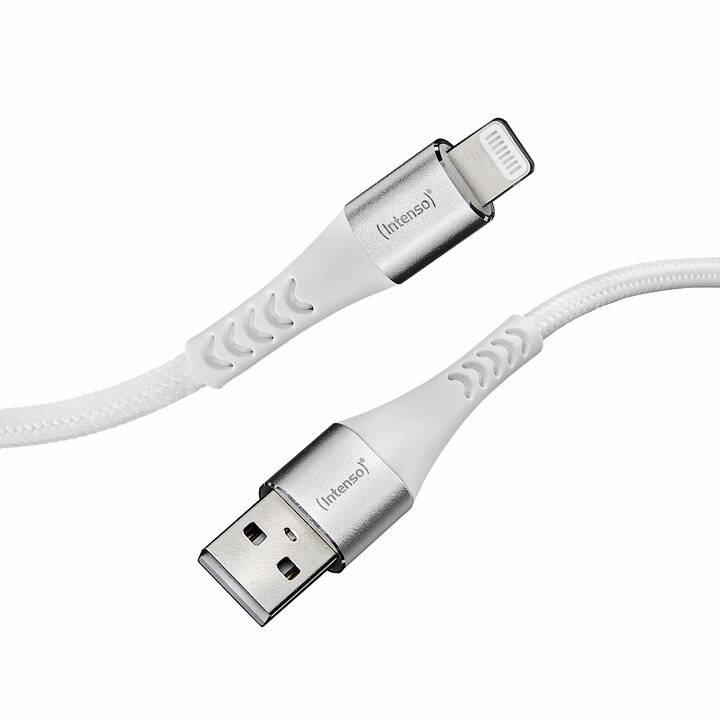 INTENSO Câble (USB A, USB de type C, Lightning, 1.5 m)