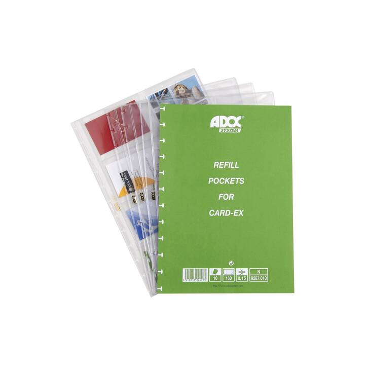 ADOC Dossiers chemises (Transparent, A4, 12 pièce)