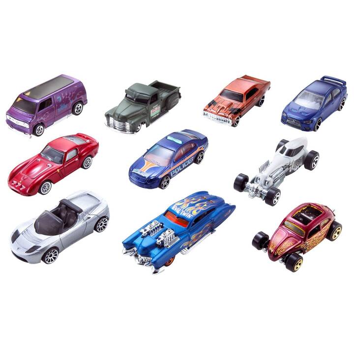 HOT WHEELS Set di veicoli giocattolo (10 x)