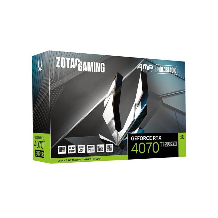 ZOTAC Amp Holo Nvidia GeForce GeForce RTX 4070 Ti SUPER (16 Go)