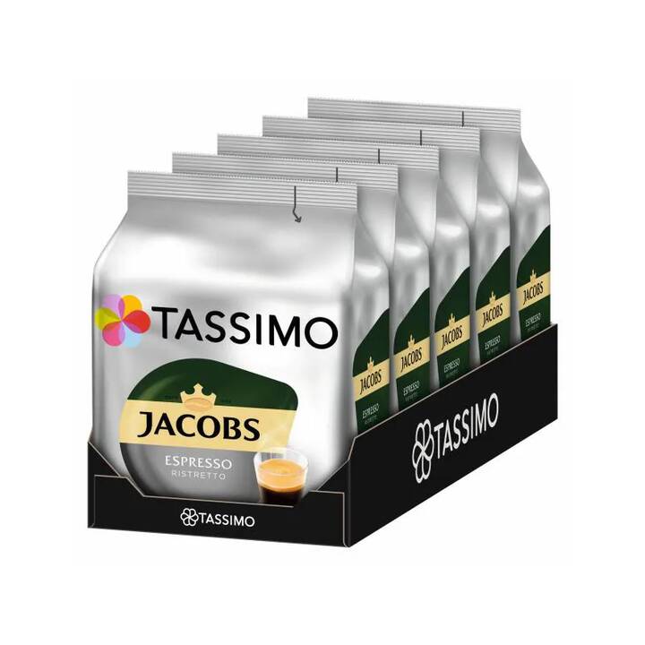 TASSIMO Capsules de Café Jacobs Espresso Ristretto (80 pièce)