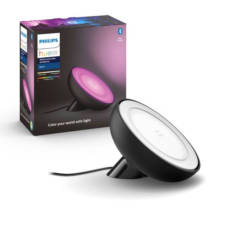 PHILIPS HUE Tischleuchte Bloom (Schwarz)