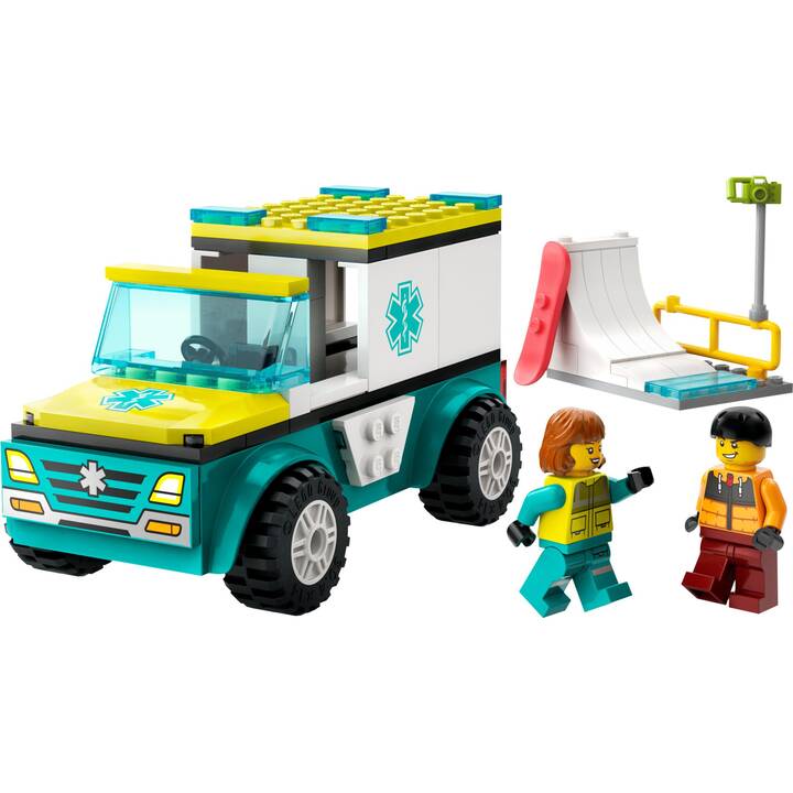 LEGO City Rettungswagen und Snowboarder (60403)