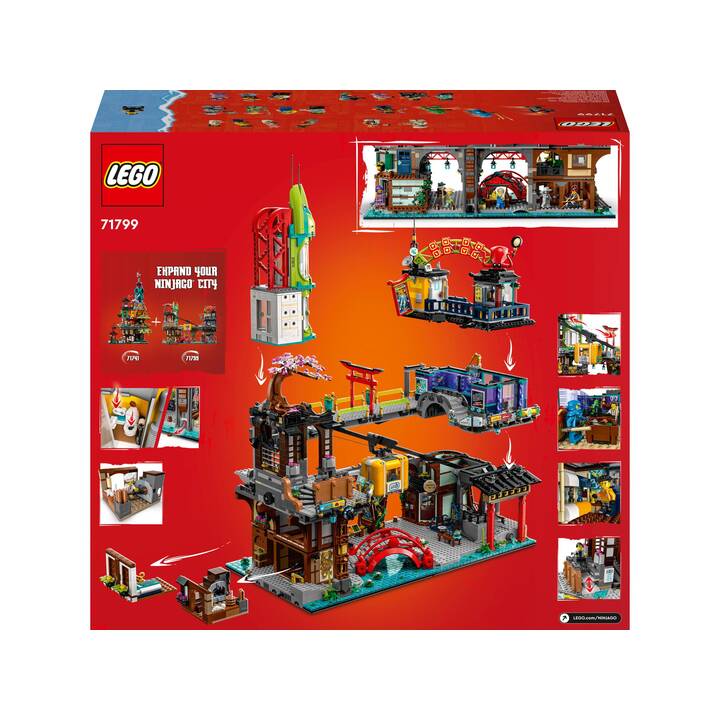 LEGO Ninjago Mercati di Ninjago City (71799, Difficile da trovare)