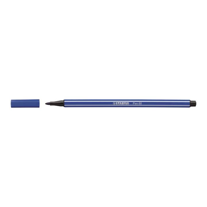 STABILO 68 Crayon feutre (Bleu, 1 pièce)