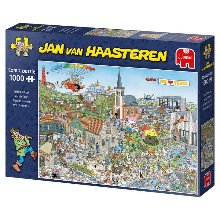 JUMBO Jan van Haasteren: Island Retreat Puzzle (1000 x)