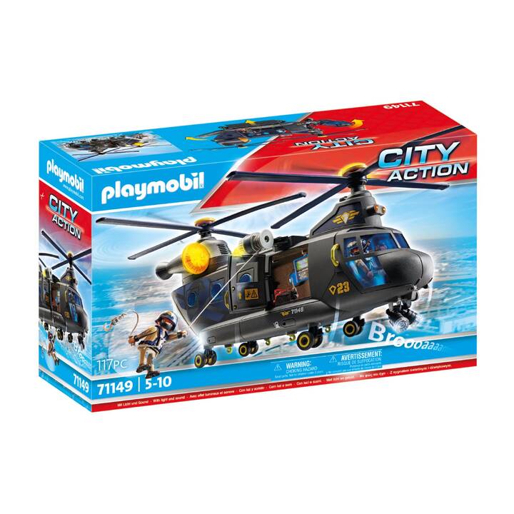 PLAYMOBIL City Action SWAT-Rettungshelikopter (71149)