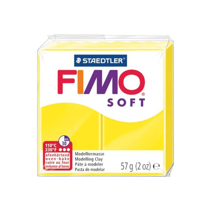 FIMO Modelliermasse Soft (57 g, Gelb)