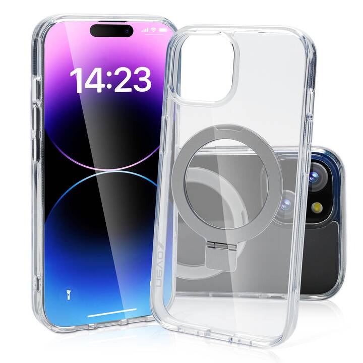 NEVOX Backcover StyleShell SHOCKFlex (iPhone 15 Plus, Transparent)