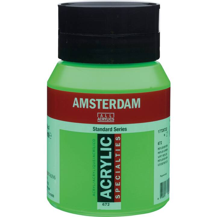 TALENS Colore acrilica Amsterdam (500 ml, Verde)