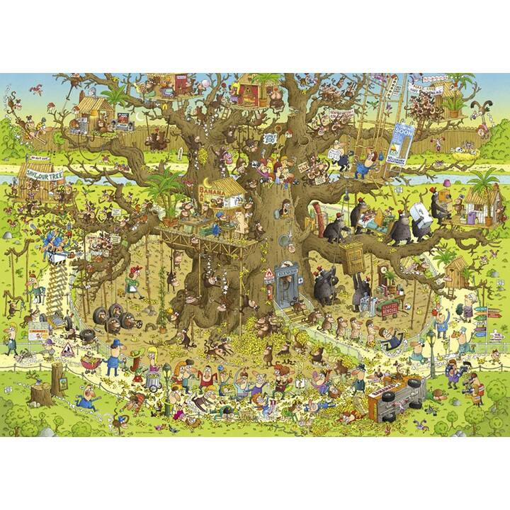 HEYE KALENDER Monkey Habitat Puzzle (1000 x)