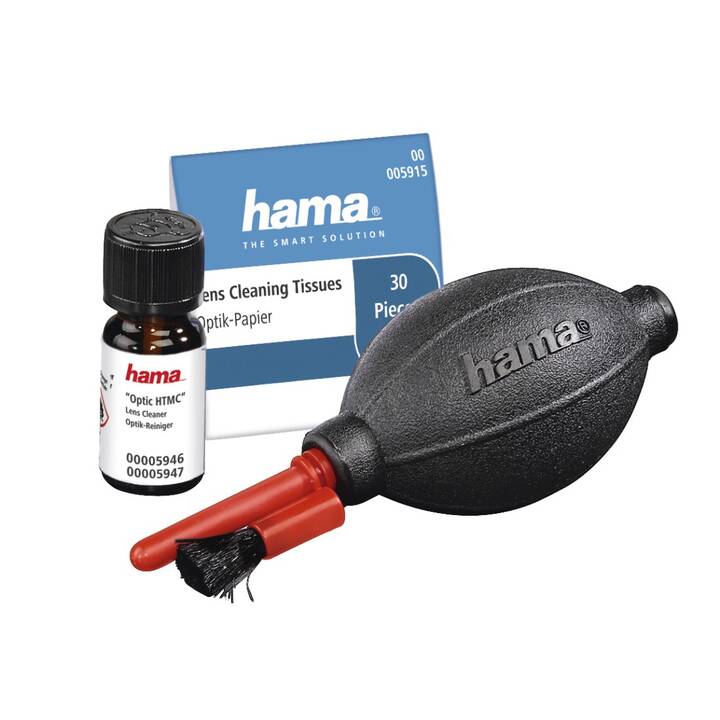HAMA Kit per pulizia della fotocamera (Nero, Rosso)