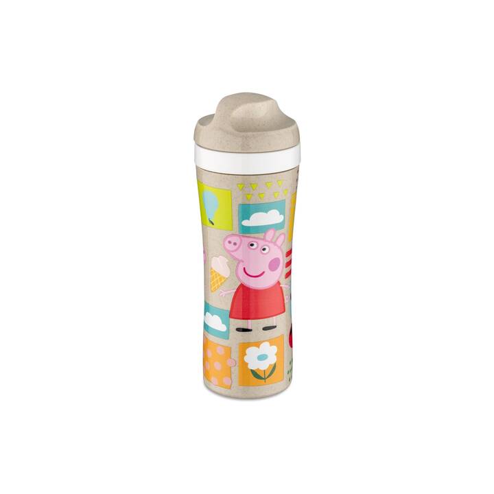 KOZIOL Bottiglia per bambini Pepa Pig  (425 ml, Beige)