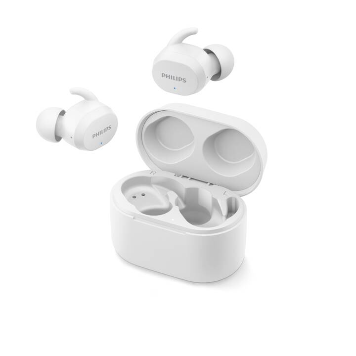PHILIPS TAT3216WT/00 (Earbud, Bluetooth 5.0, Blanc)