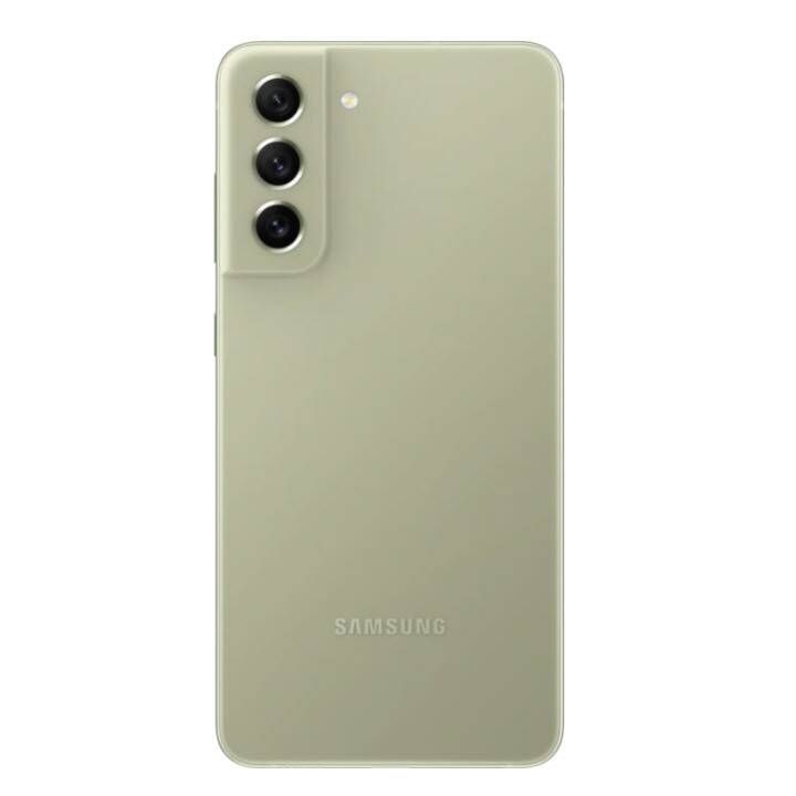 SAMSUNG Galaxy S21 FE (5G, 128 GB, 6.4", 12 MP, Olivgrün)
