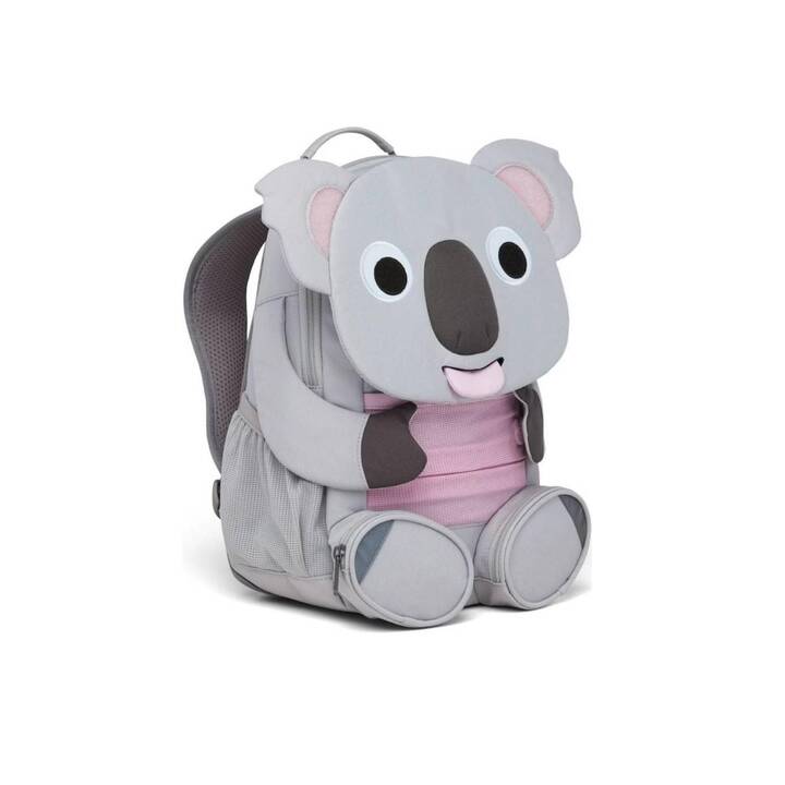 AFFENZAHN Sac à dos de jardin d'enfants Koala (8 l, Gris)