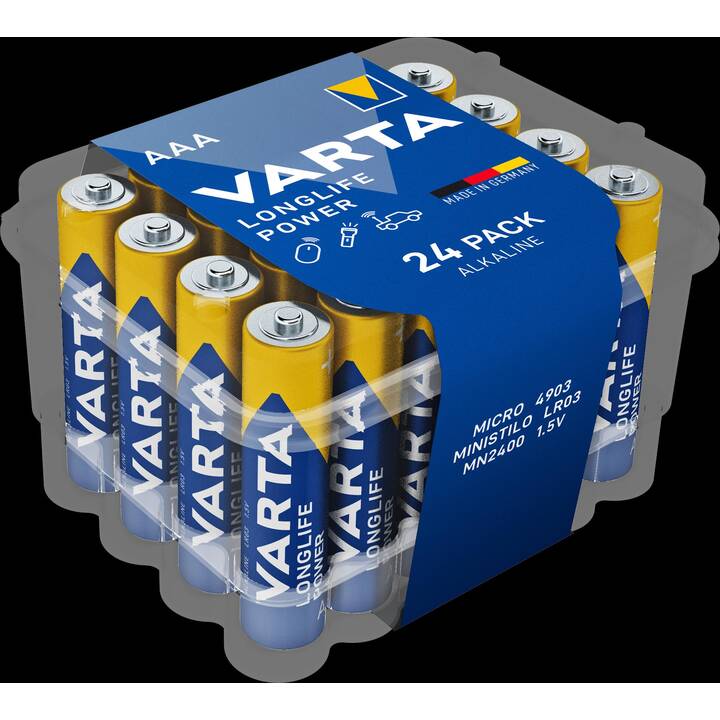 VARTA Batteria (AAA / Micro / LR03, Universale, 24 pezzo)