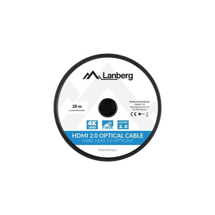 LANBERG Câble de connexion (HDMI Typ-A, 20 m)