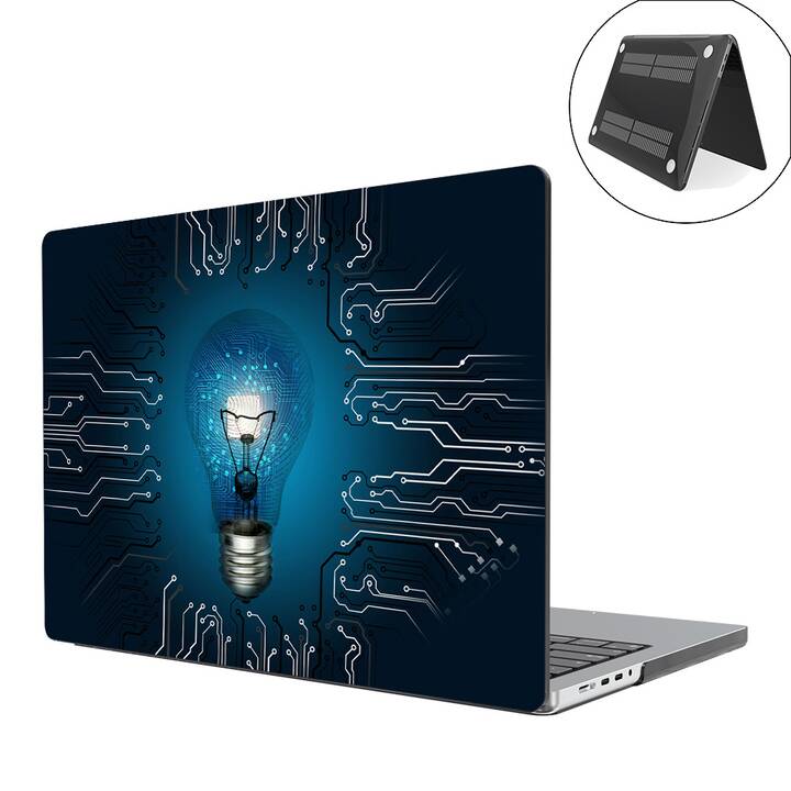 EG coque pour MacBook Pro 14" (Puce M1) (2021) - noir - ampoule