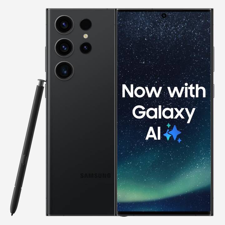 SAMSUNG Galaxy S23 Ultra (5G, 256 GB, 6.8", 200 MP, Phantom Black)