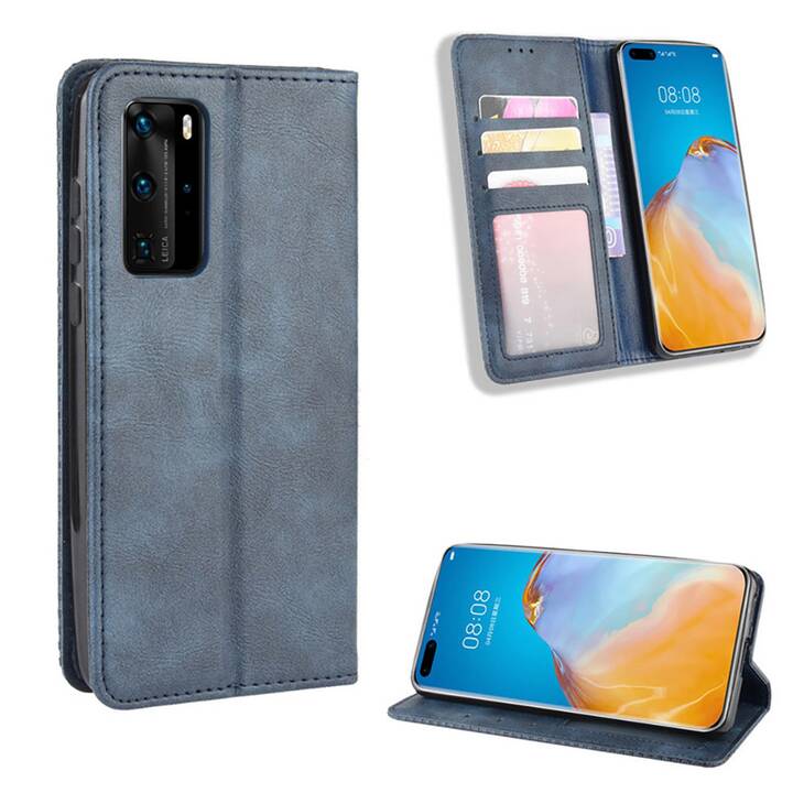 EG Mornrise Wallet Case für Huawei P40 Pro 6.58 "(2020) - blau