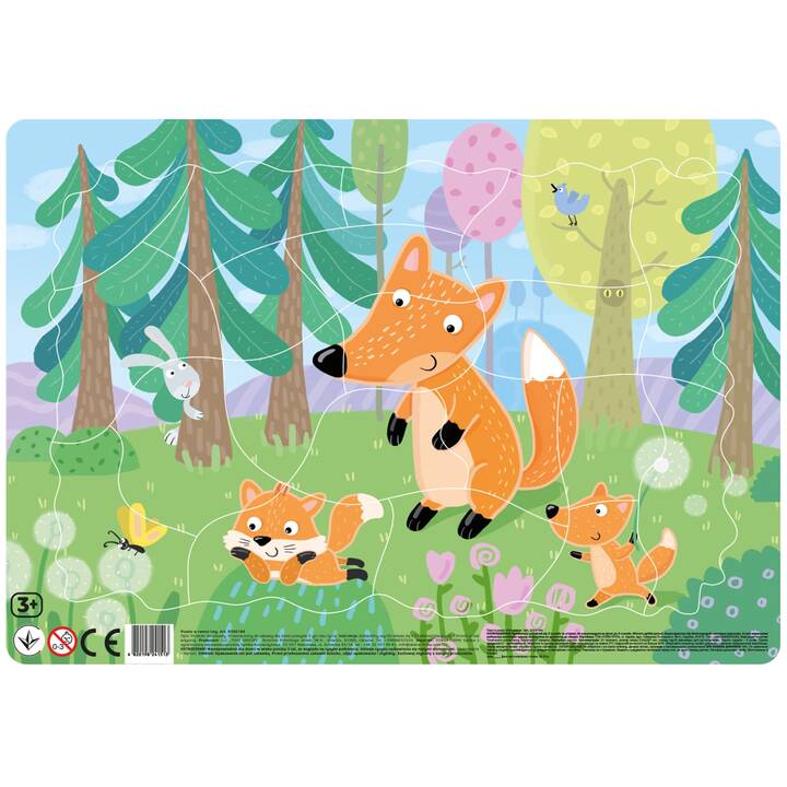 DODO Waldtiere Tiere Puzzle (21 x)