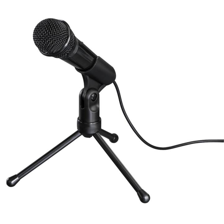 HAMA MIC-P35 Allround Microfono per notebook (Nero)