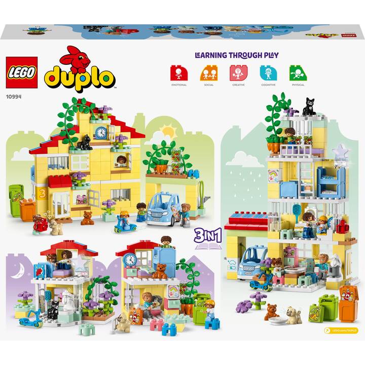 LEGO DUPLO Town 3-in-1-Familienhaus (10994)