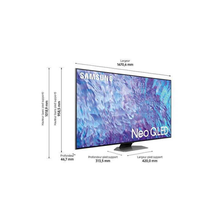 SAMSUNG QE75Q80C Smart TV (75", QLED, Ultra HD - 4K)