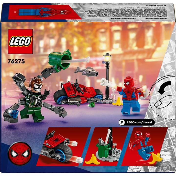 LEGO Marvel Super Heroes Motorrad-Verfolgungsjagd: Spider-Man vs. Doc Ock (76275)