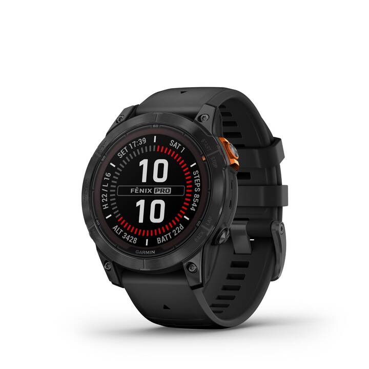 GARMIN Fenix 7 Pro Solar (M, Acciaio Inox)