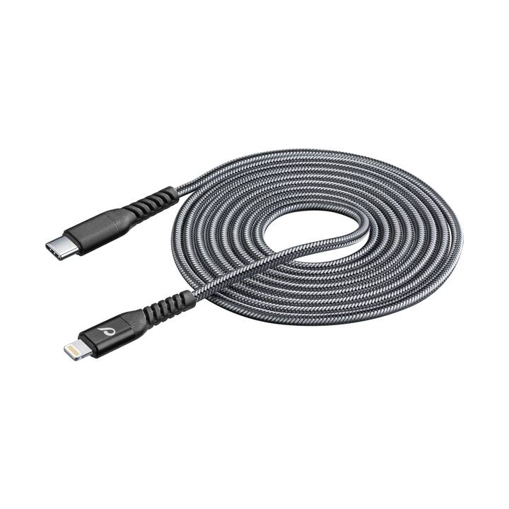 CELLULAR LINE TETRACABC2LMFI2M Kabel (Lightning, USB Typ-C, 2 m)