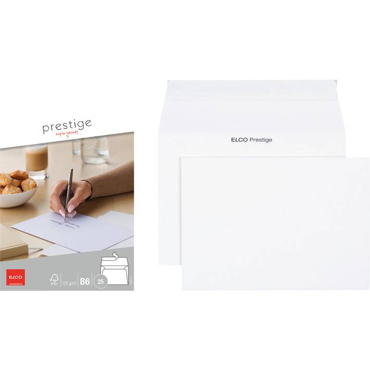ELCO Enveloppes Prestige (B6, 25 pièce)