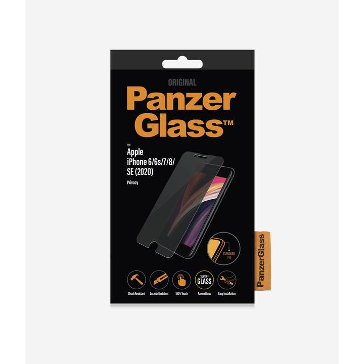 PANZERGLASS Vetro protettivo da schermo Privacy (iPhone 6s, iPhone 7, iPhone 6, iPhone SE, iPhone 8, 1 pezzo)