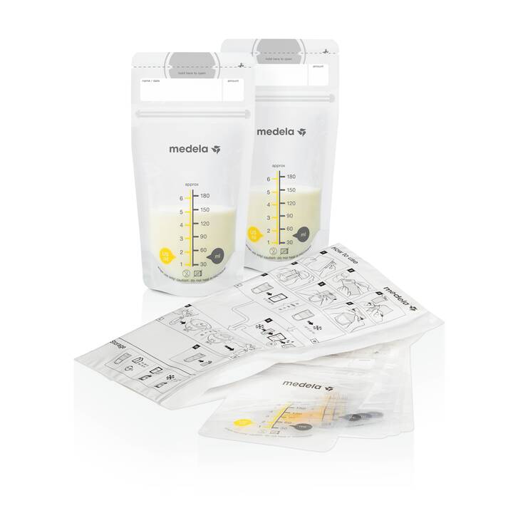 MEDELA Borsa latte materno (180 ml, 50 pz.)