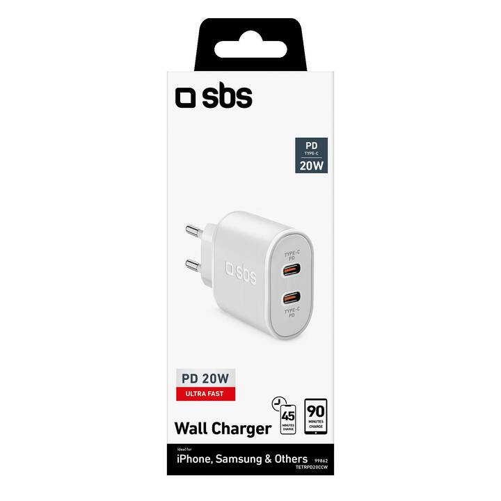 SBS Caricabatteria da parete (USB C)