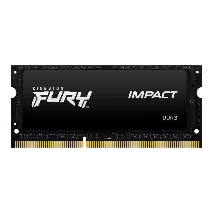 KINGSTON TECHNOLOGY Fury Impact KF318LS11IB/8 (1 x 8 Go, DDR3-SDRAM 1866 MHz, SO-DIMM 204-Pin)