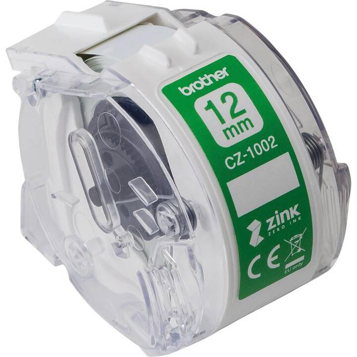 BROTHER CZ1002 Rotolo di etichette (1 pezzo, 12 mm x 5 m)